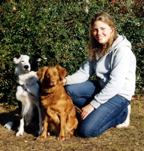Bild p&aring; AnnaKarin &Aring;kerblom med sina hundar Zita och Daphne